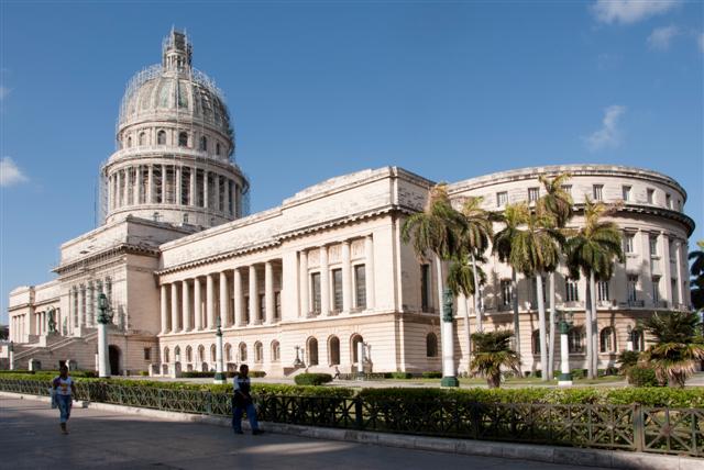 Capitolio en restauración / Foto Alexis Rodríguez
