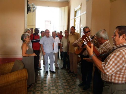 El Doctor Eusebio Leal Spengler, alabó las labores de restauración del patrimonio que le dan vida a la villa del Espíritu Santo, Monumento Nacional, fundada por los españoles en 1514. (foto: Garal)