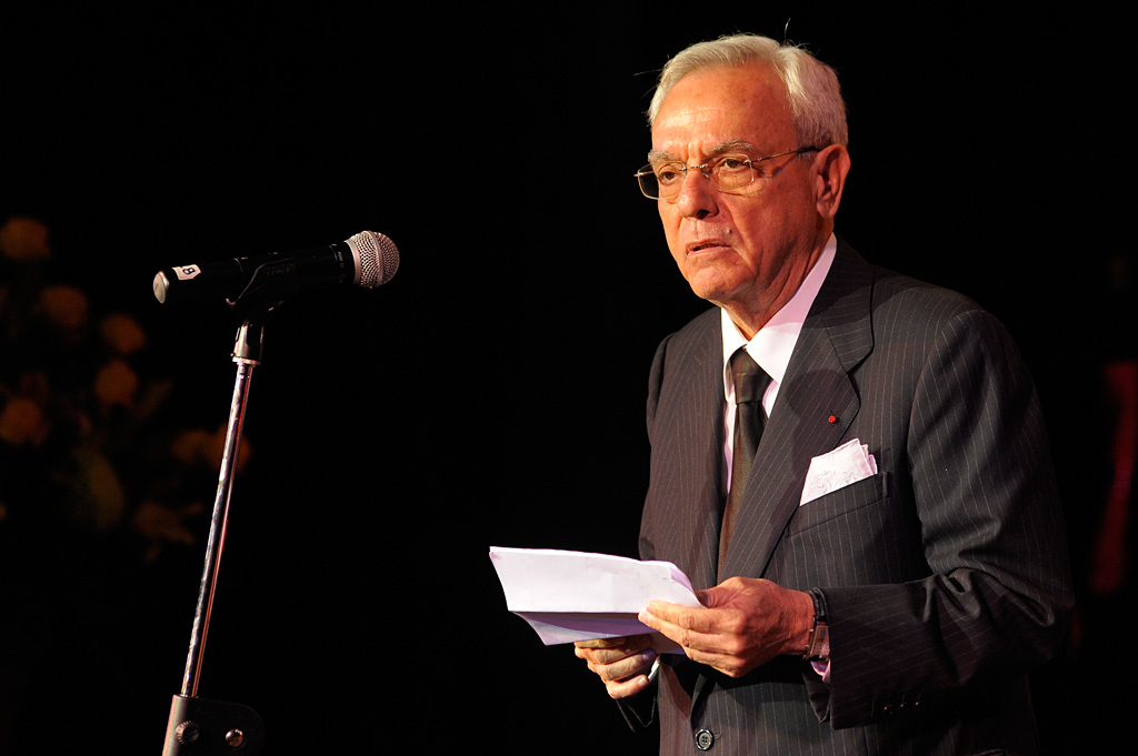 Eusebio Leal en la Gala de reapertura del Teatro Martí / Foto Néstor Martí