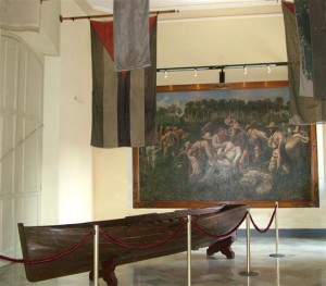 Sala de las banderas del Museo de la Ciudad de La Habana